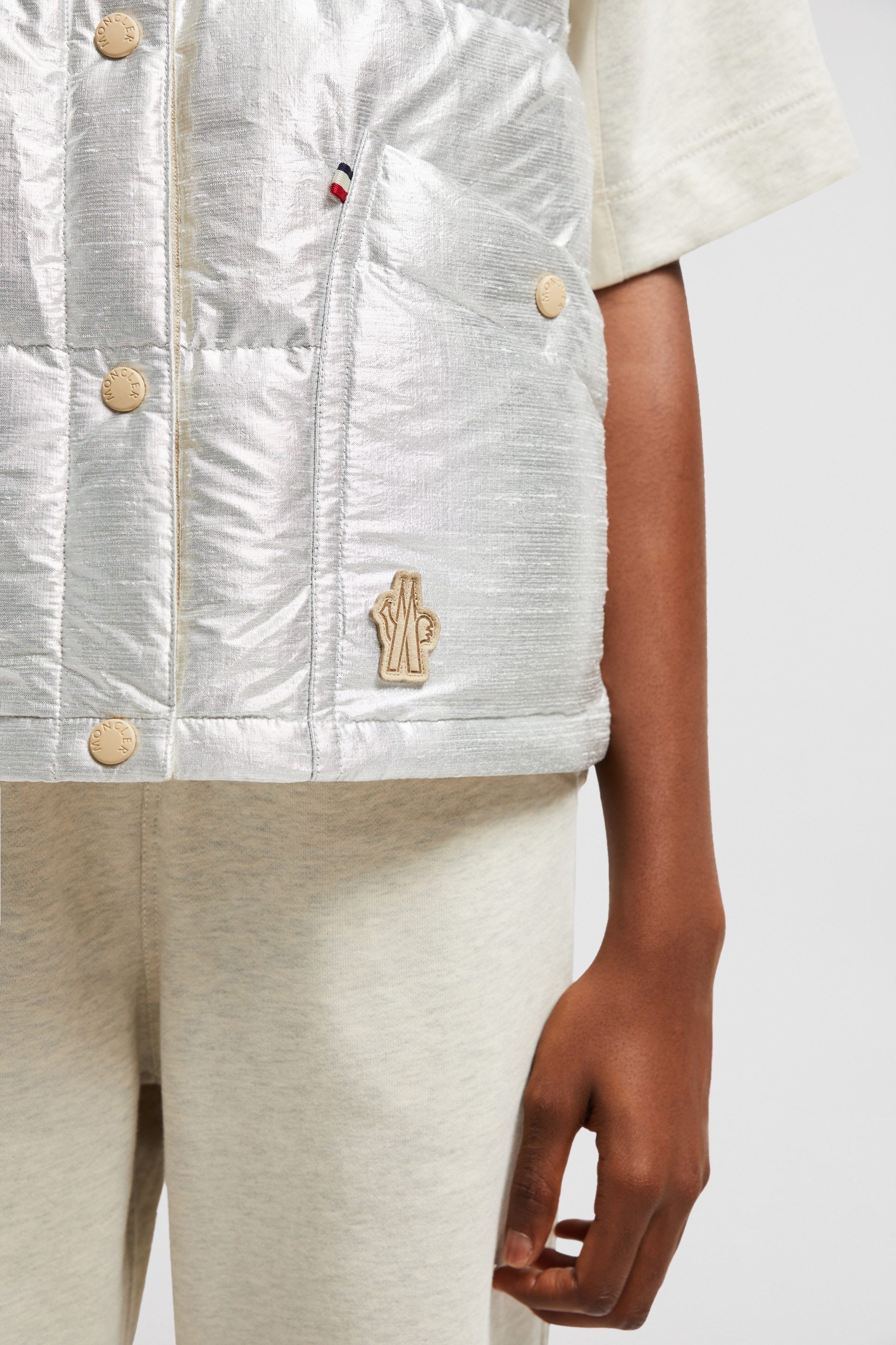 Pinchot Lamé Down Vest - 6