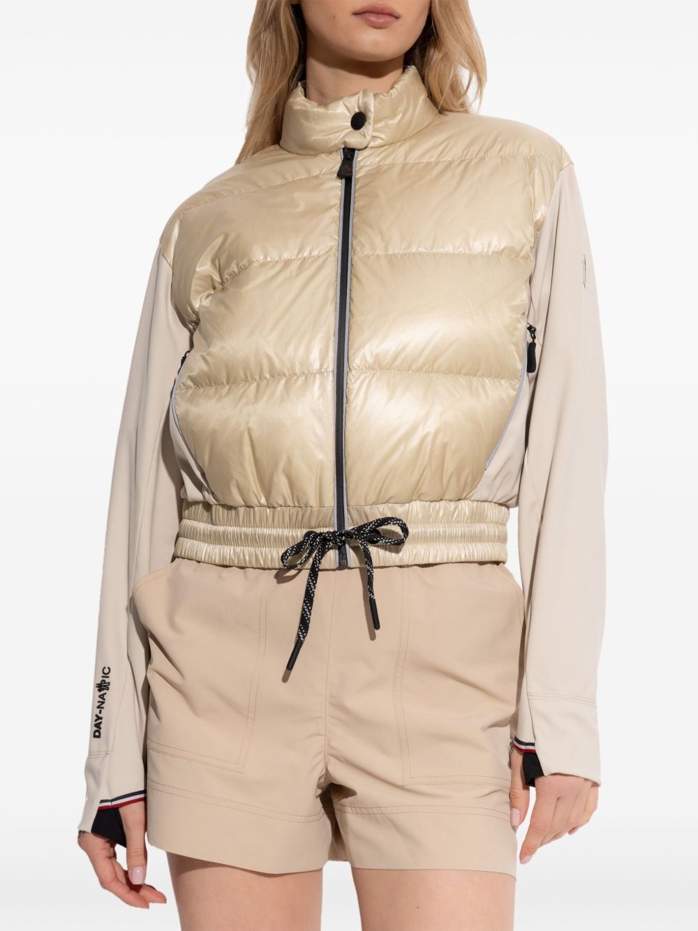 zip-up padded jacket - 3
