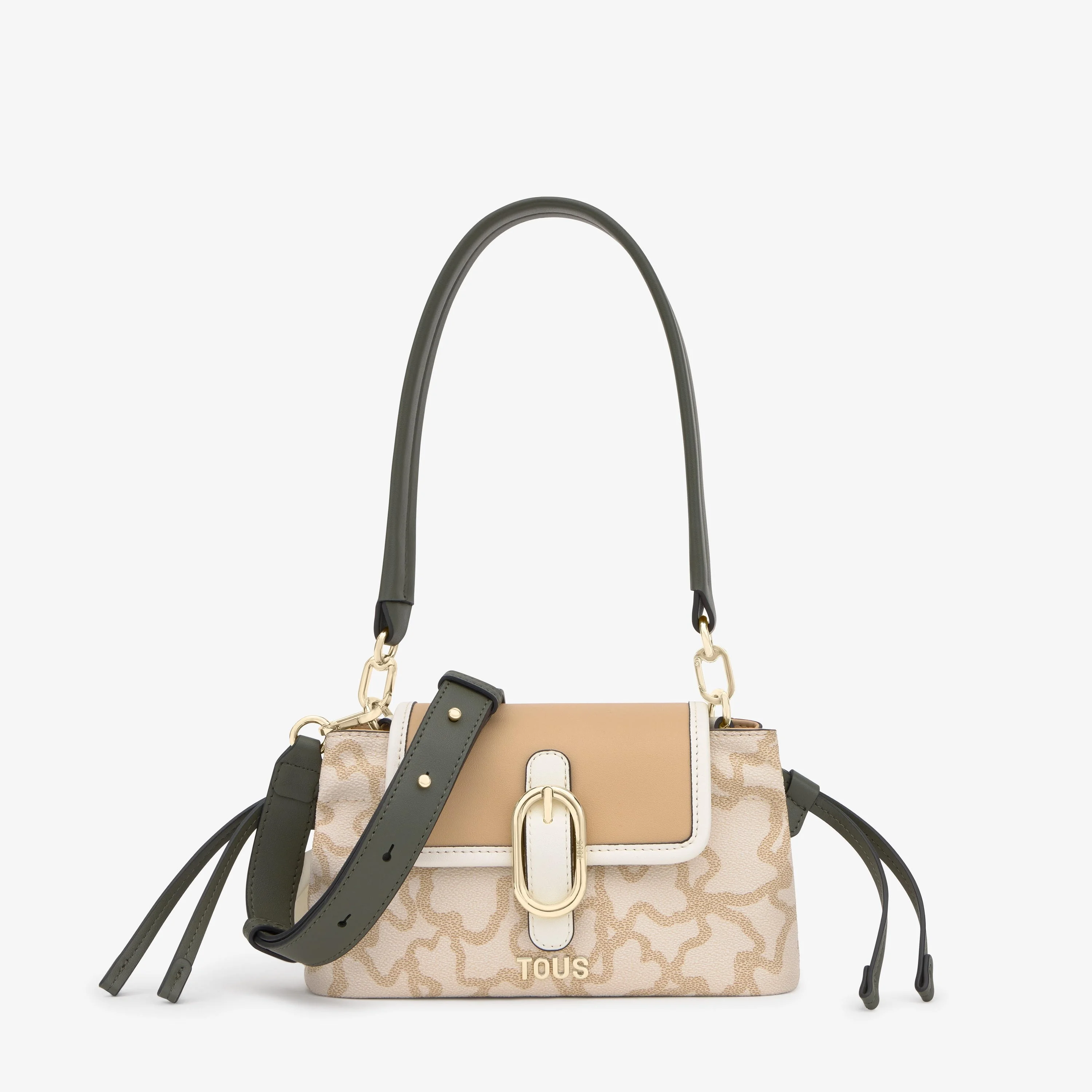 Small sand-colored Crossbody bag TOUS Kaos Icon - 1