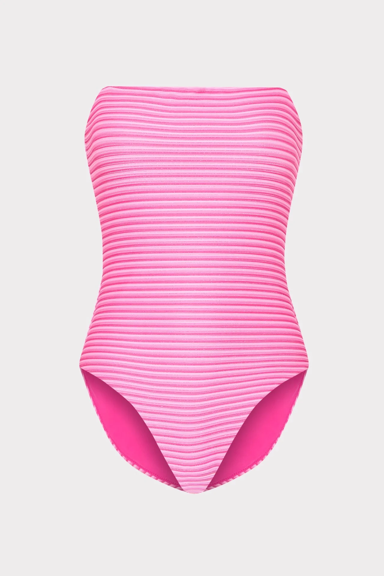 Stripe Strapless One Piece - 1