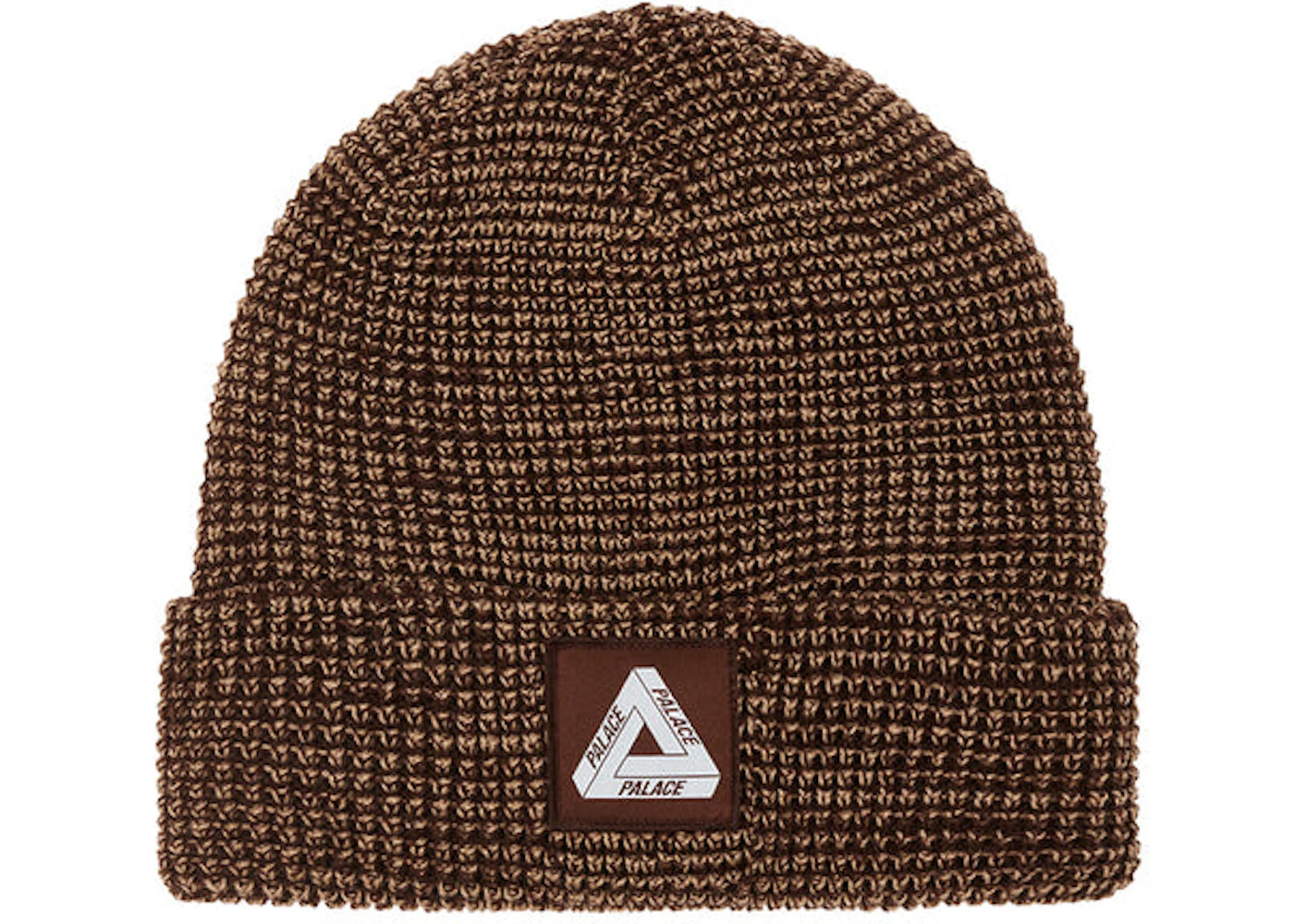 Palace Tri-Freg Patch Beanie Brown - 1