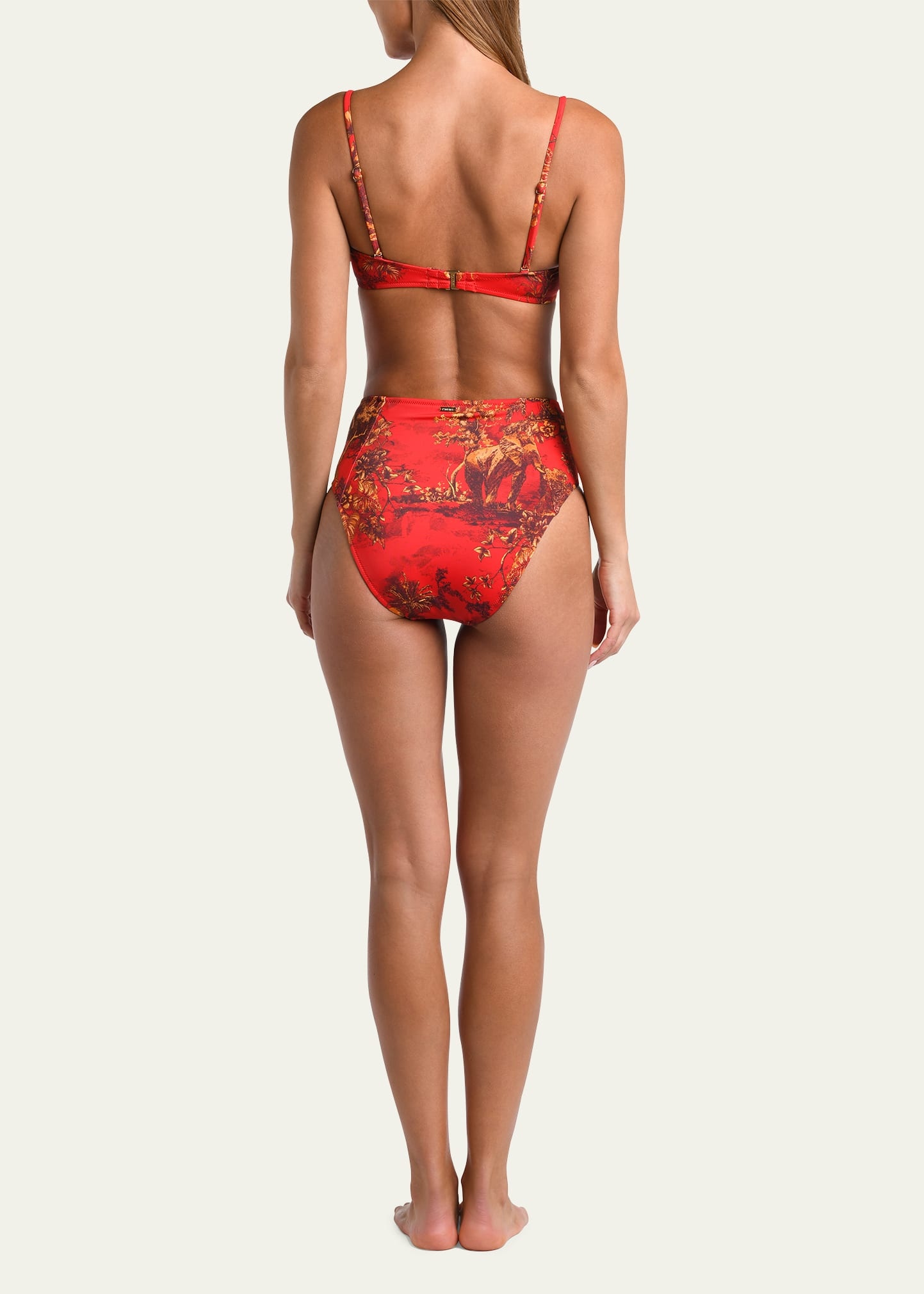 Vanessa Jungle High Waisted Bikini Bottoms - 3