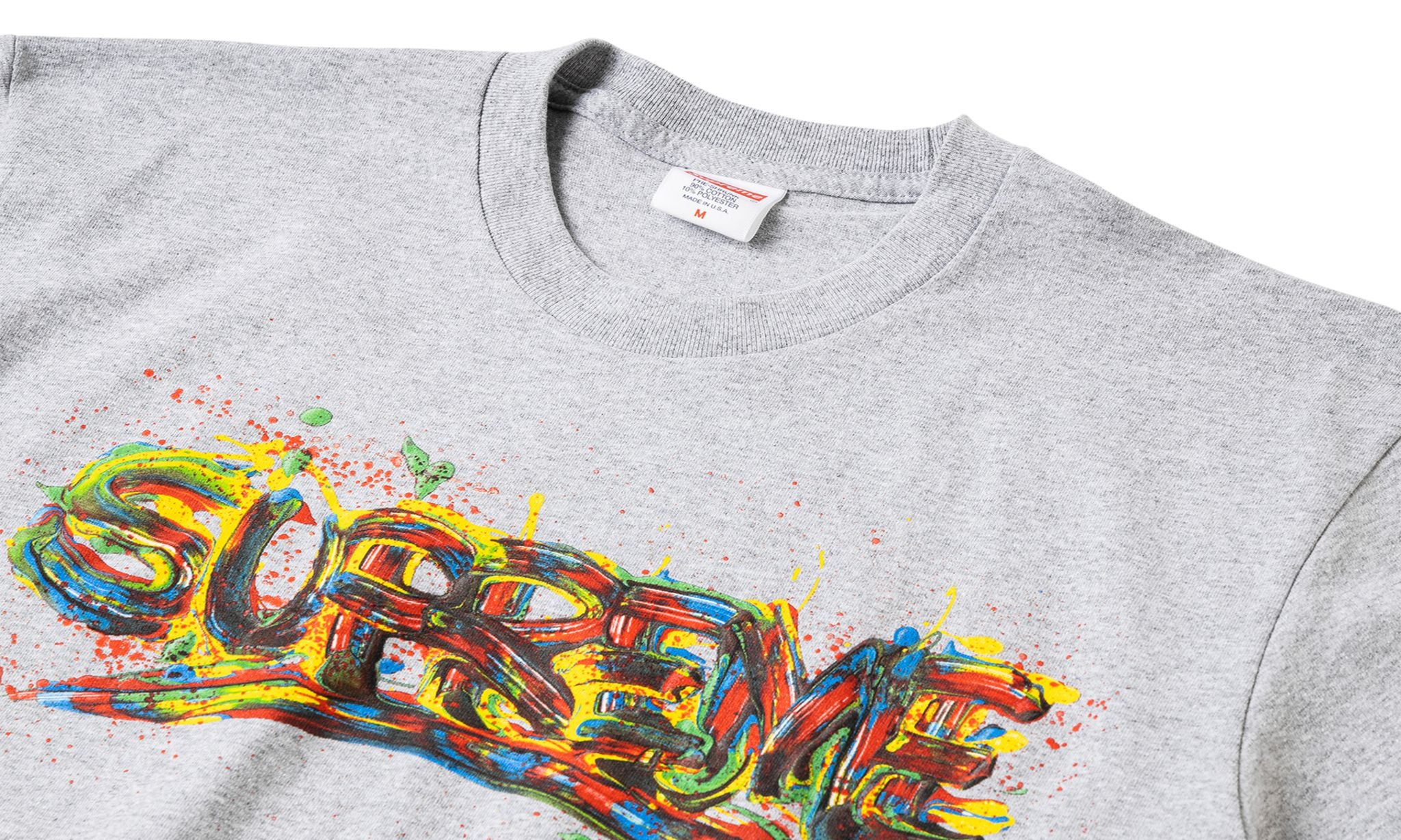 SUPREME 20ss paint logo tee 20ss　シュプリーム Supreme Paint Logo Tee (SS20) - $38