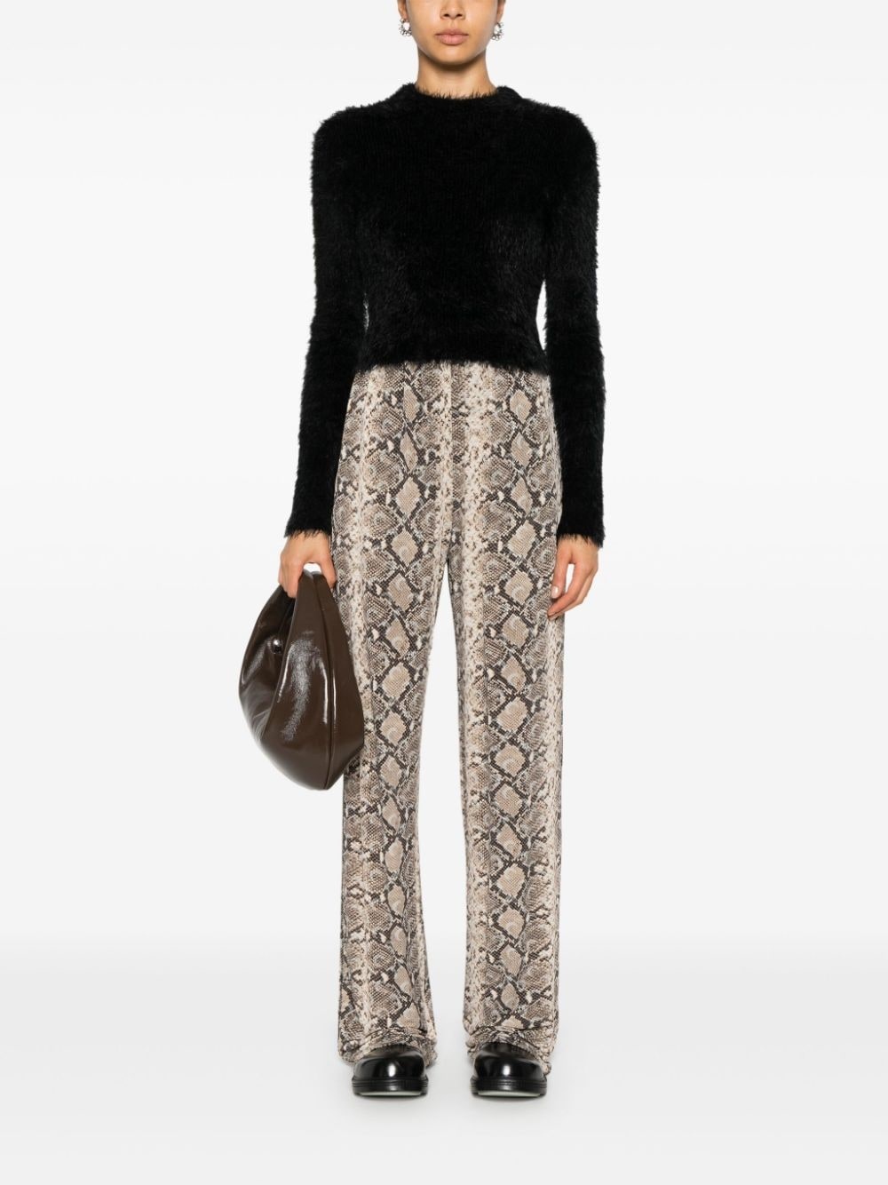 python-print trousers - 2