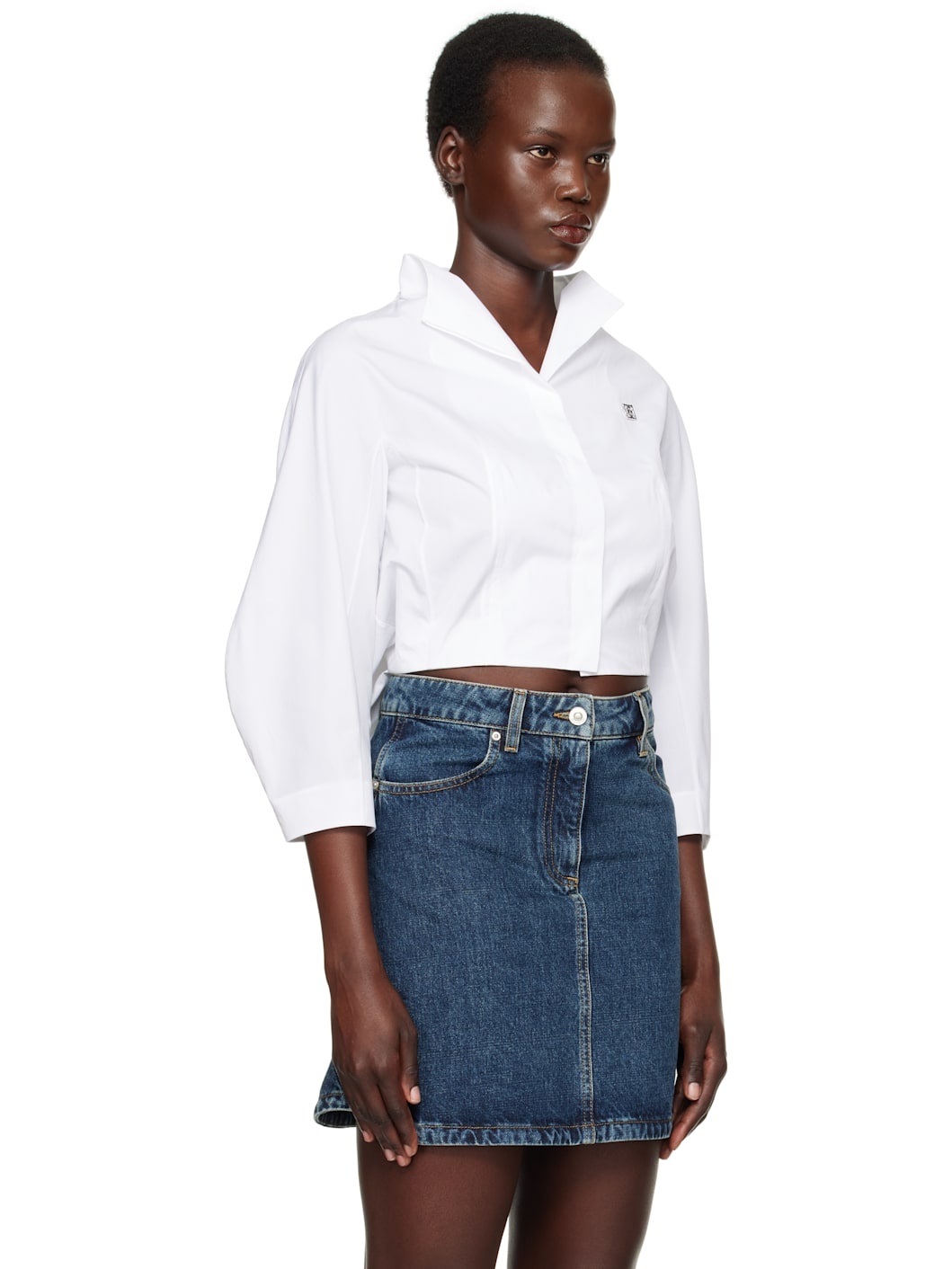 White Puff Shirt - 2