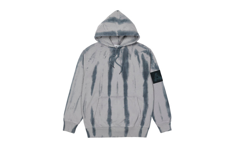 ZEBRA TIE DYE HOOD BLACK - 1