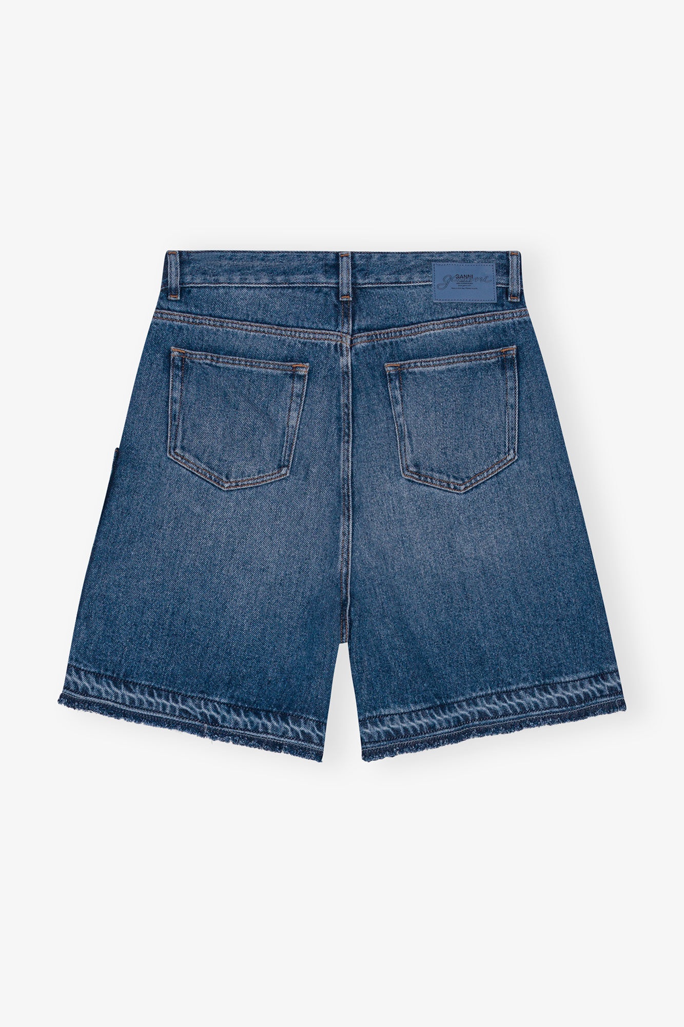 BLUE LIGHT DENIM SHORTS - 6