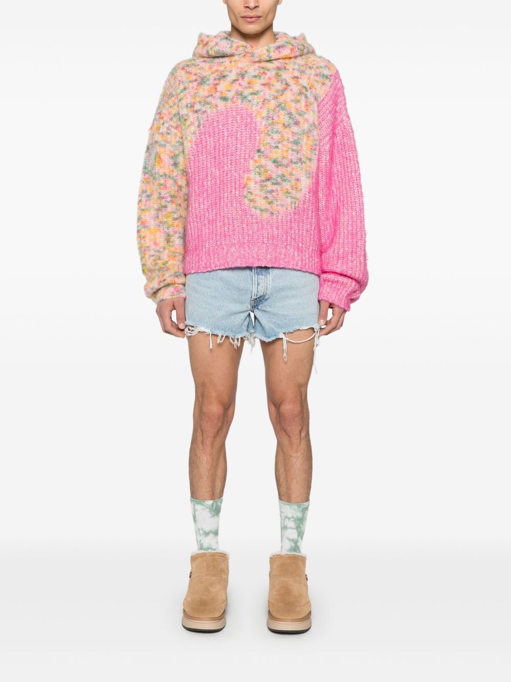 knitted hoodie - 2