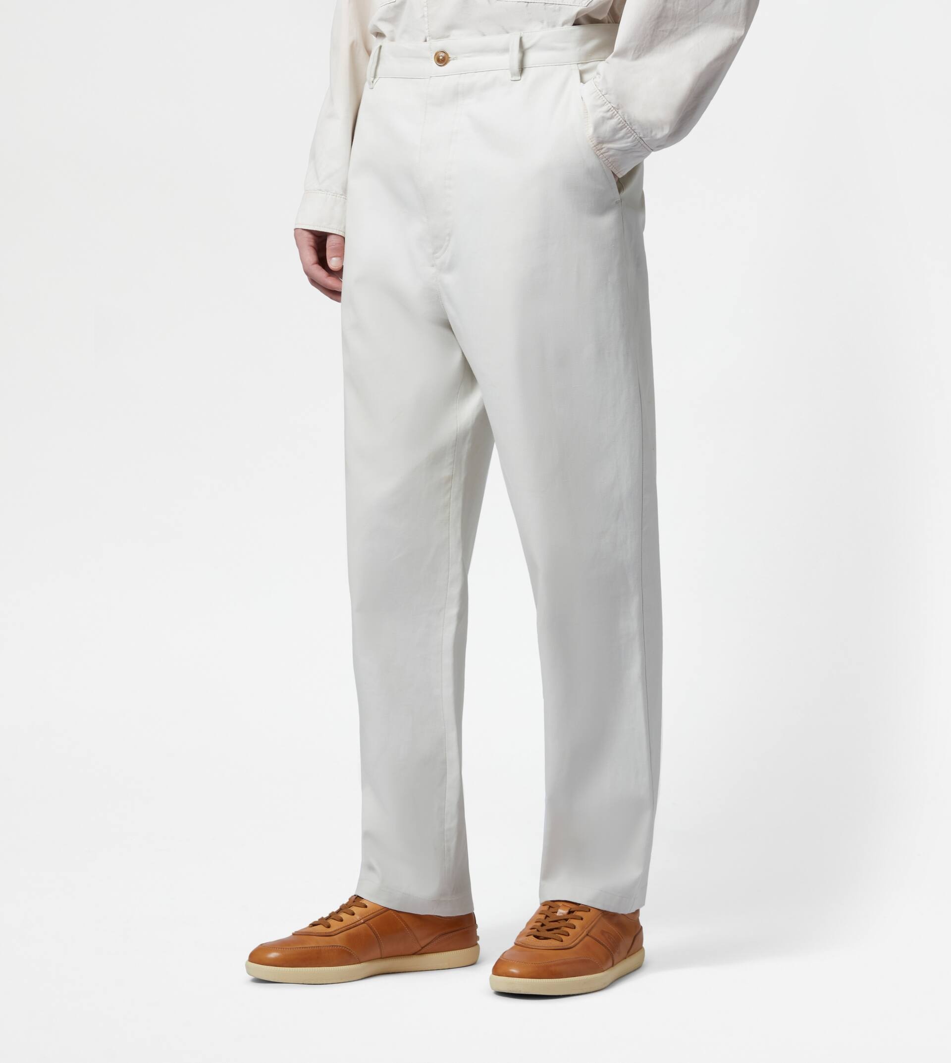 CHINO TROUSERS - BEIGE - 7