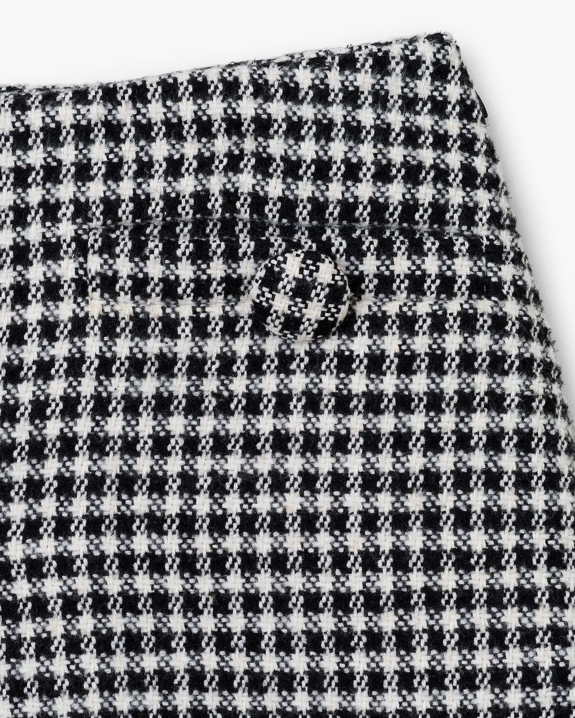 GINGHAM TWEED MINI SKIRT - 7