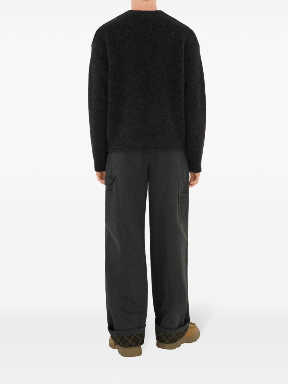 crew-neck knit jumper - 4