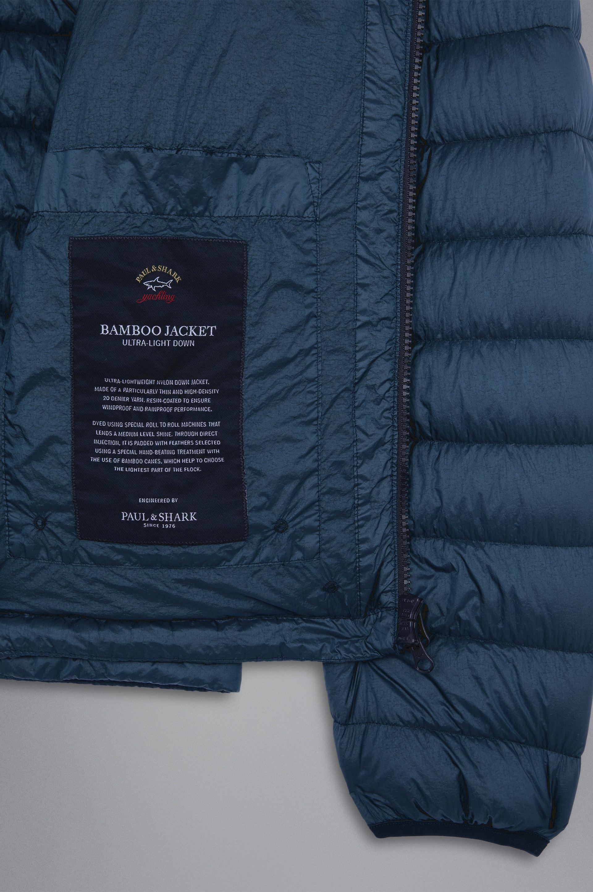 SAVE THE SEA GARMENT DYED ULTRALIGHT DOWN JACKET - 5