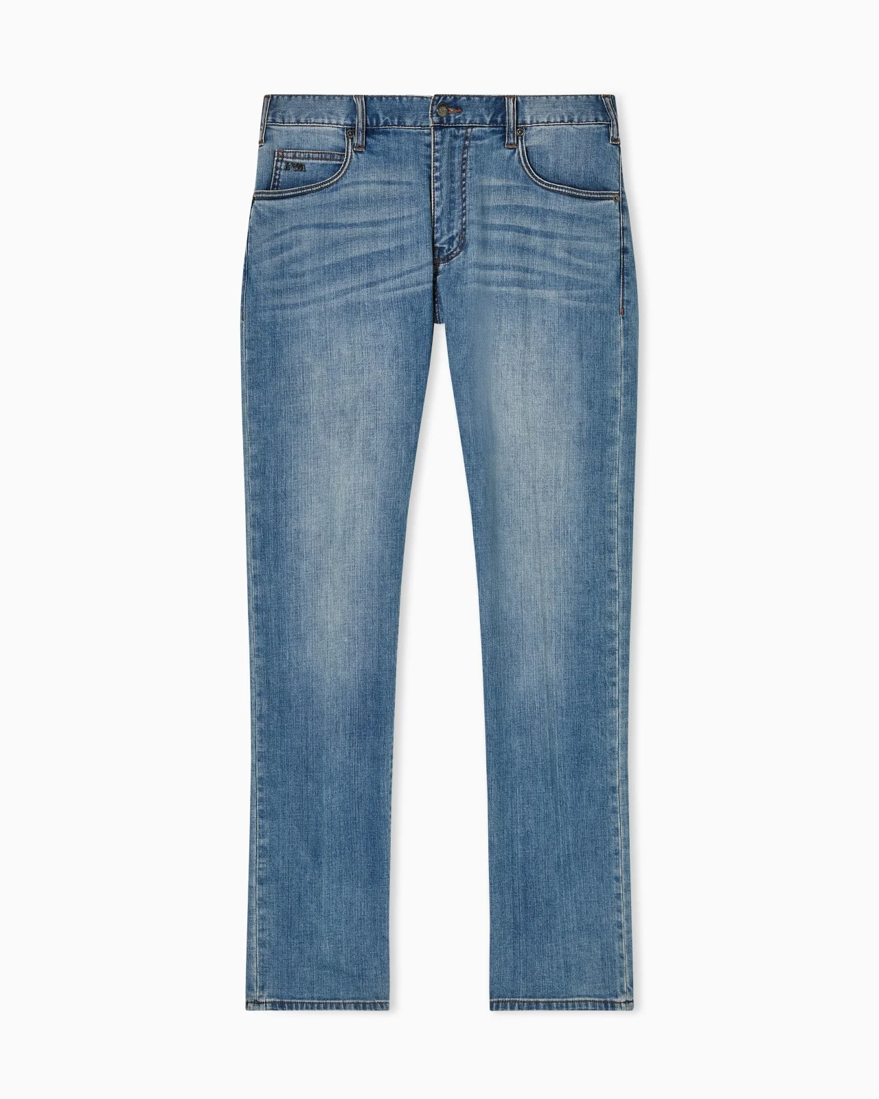 J45 REGULAR-FIT JEANS IN WASHED STRETCH DENIM - 1