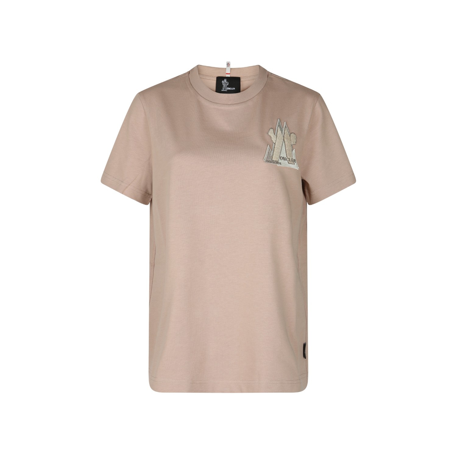 BEIGE COTTON T-SHIRT - 1