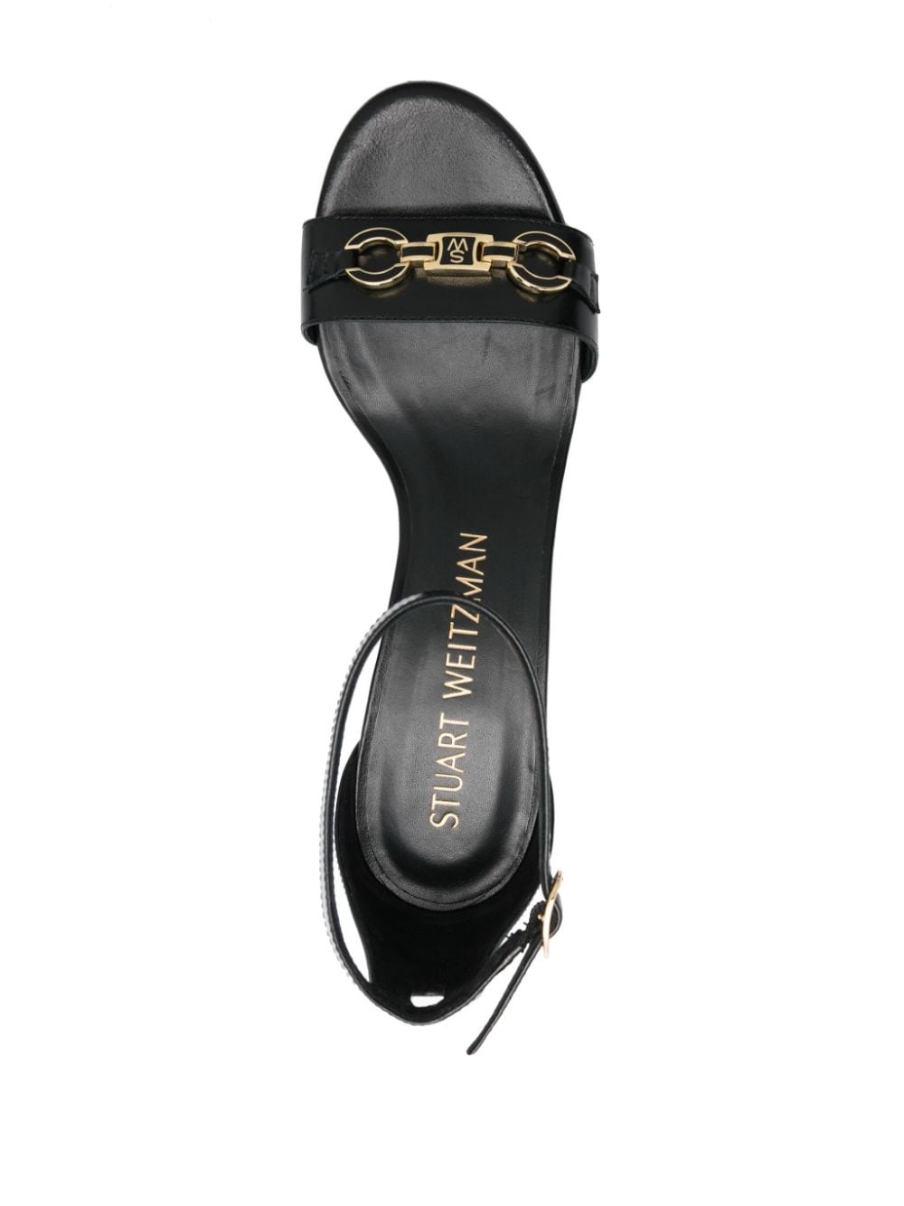 SW Signature 70mm leather sandal - 4