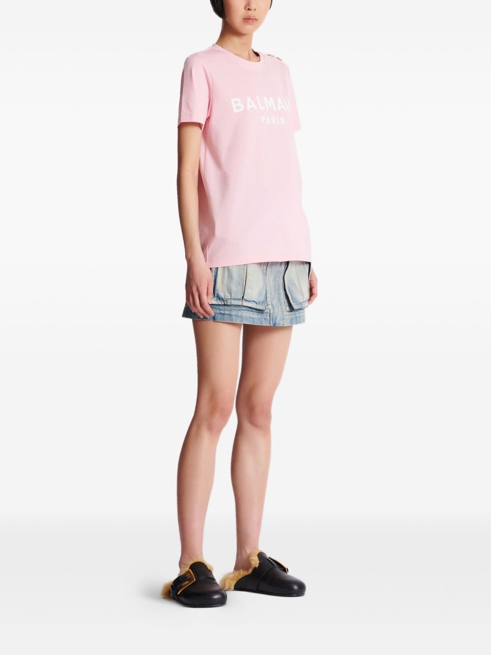 logo-print T-shirt - 5