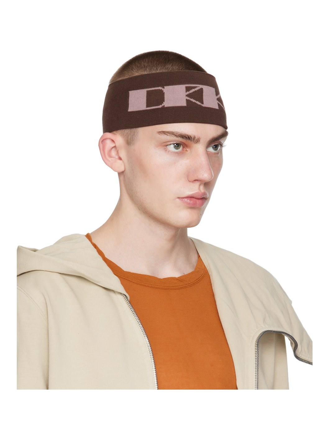 Brown 'DRKR' Headband - 2