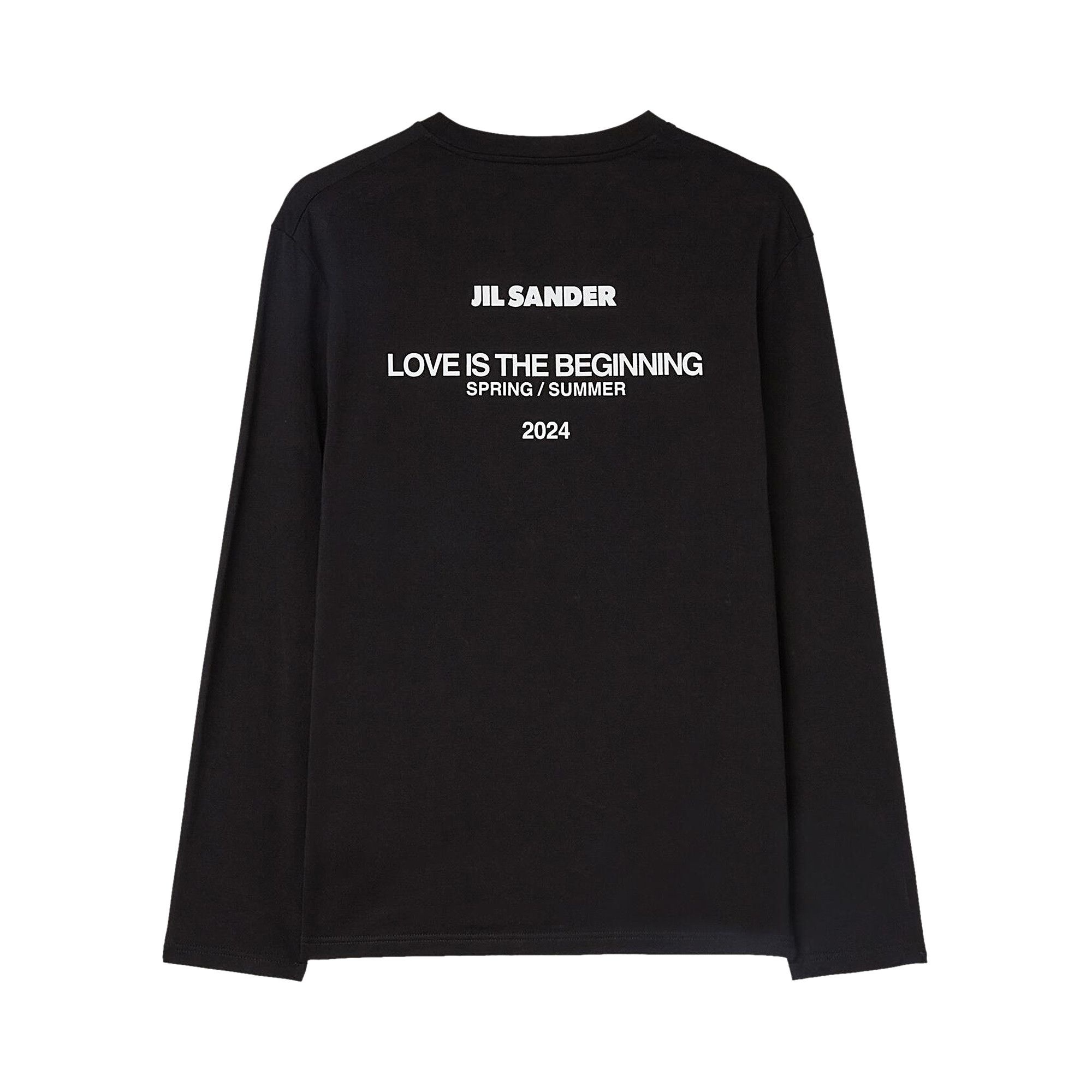 Jil Sander Long-Sleeve T-Shirt 'Black' - 2