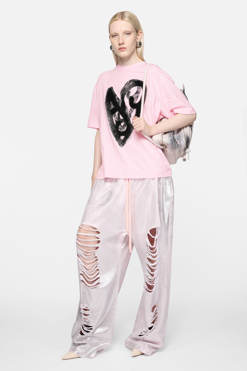 Acne Studios Logo t-shirt - Blossom pink outlook
