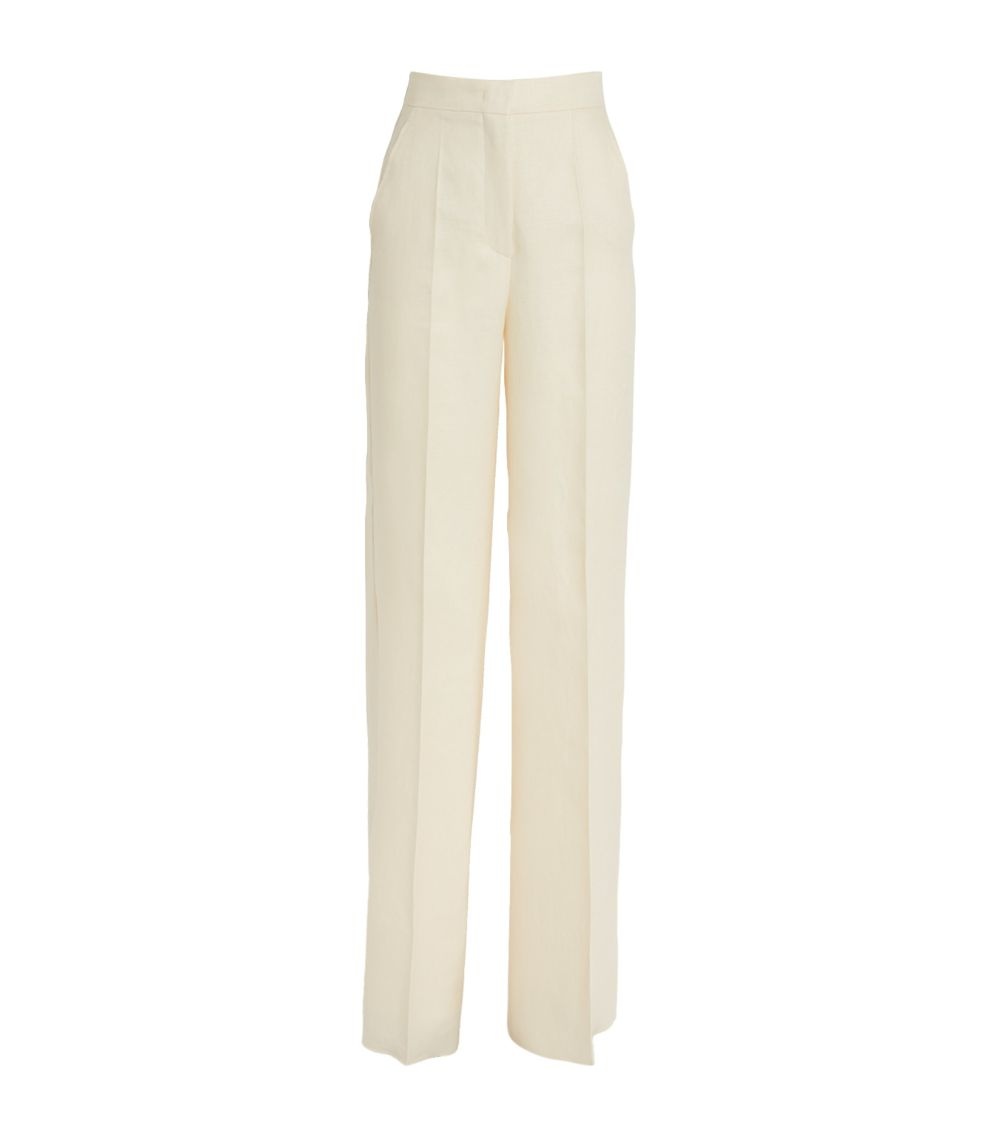 Linen Hangar Tailored Trousers - 1