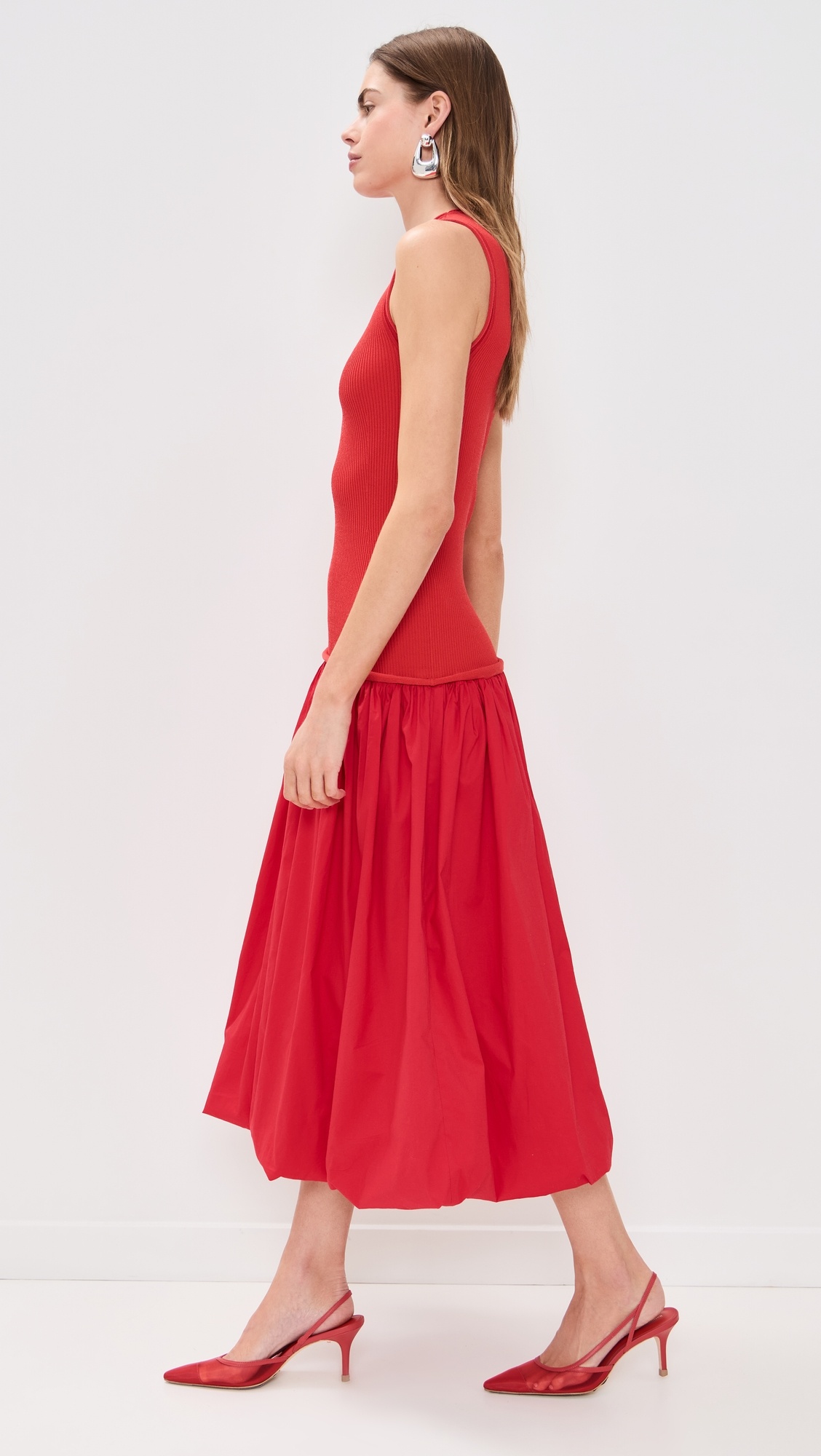 Yanez Poplin Combo Dress - 3