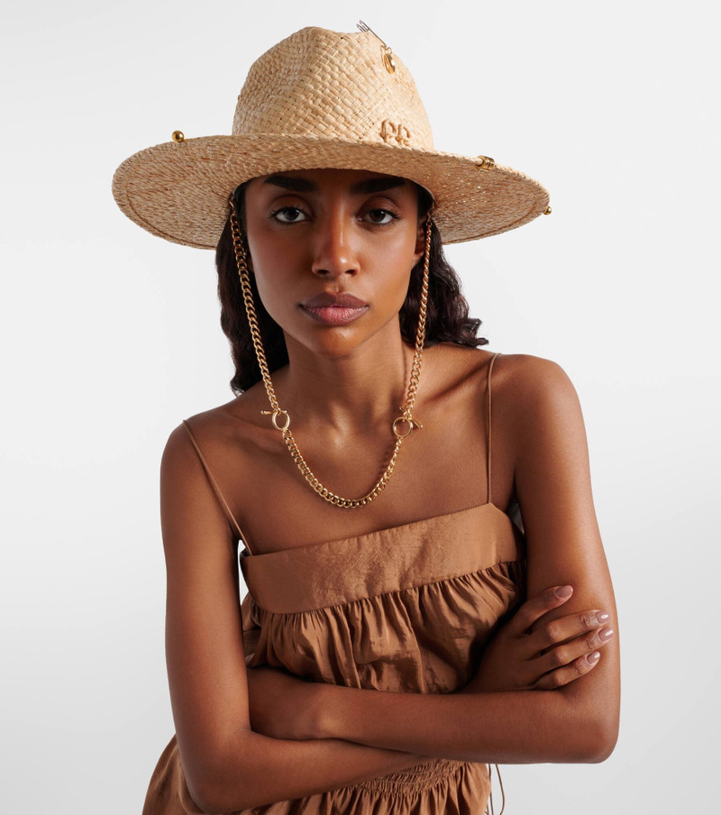 RUSLAN BAGINSKIY RB straw fedora outlook