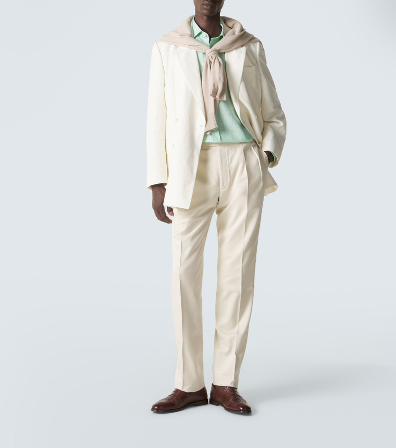 Ralph Lauren Gregory silk tapered pants outlook