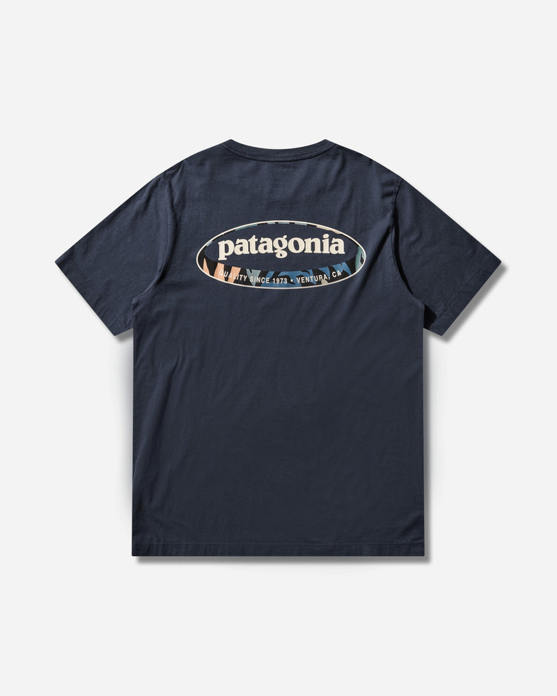 Patagonia Men's '95 Oval Logo T-Shirt New Navy outlook