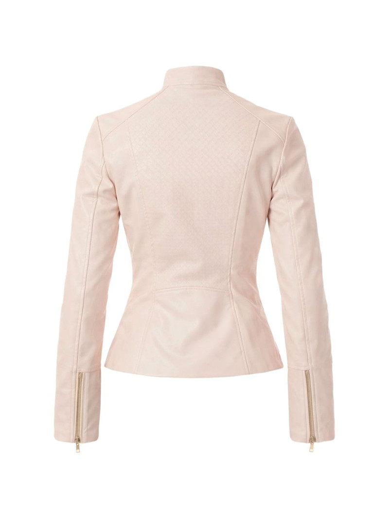 GUESS USA textured-finish zip-up jacket outlook