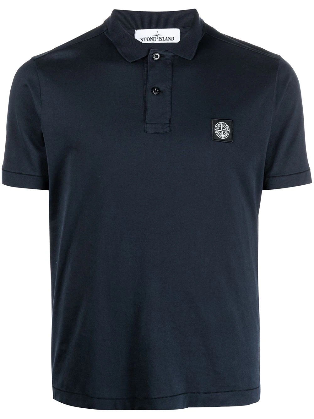 logo embroidered polo shirt - 1