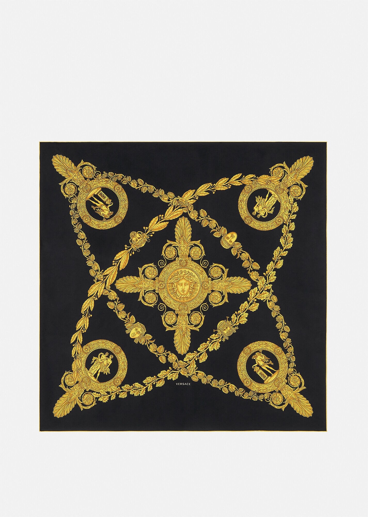 Maschera Baroque Silk Large Foulard - 1