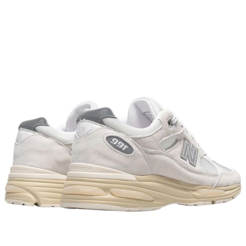 New Balance 991v2 Made in UK 'Wind Chime White Silver' U991OW2 - 3