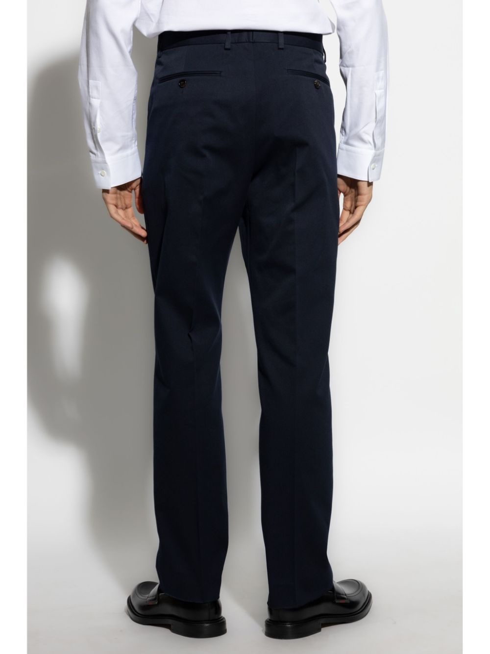 cotton tailored trousers - 4