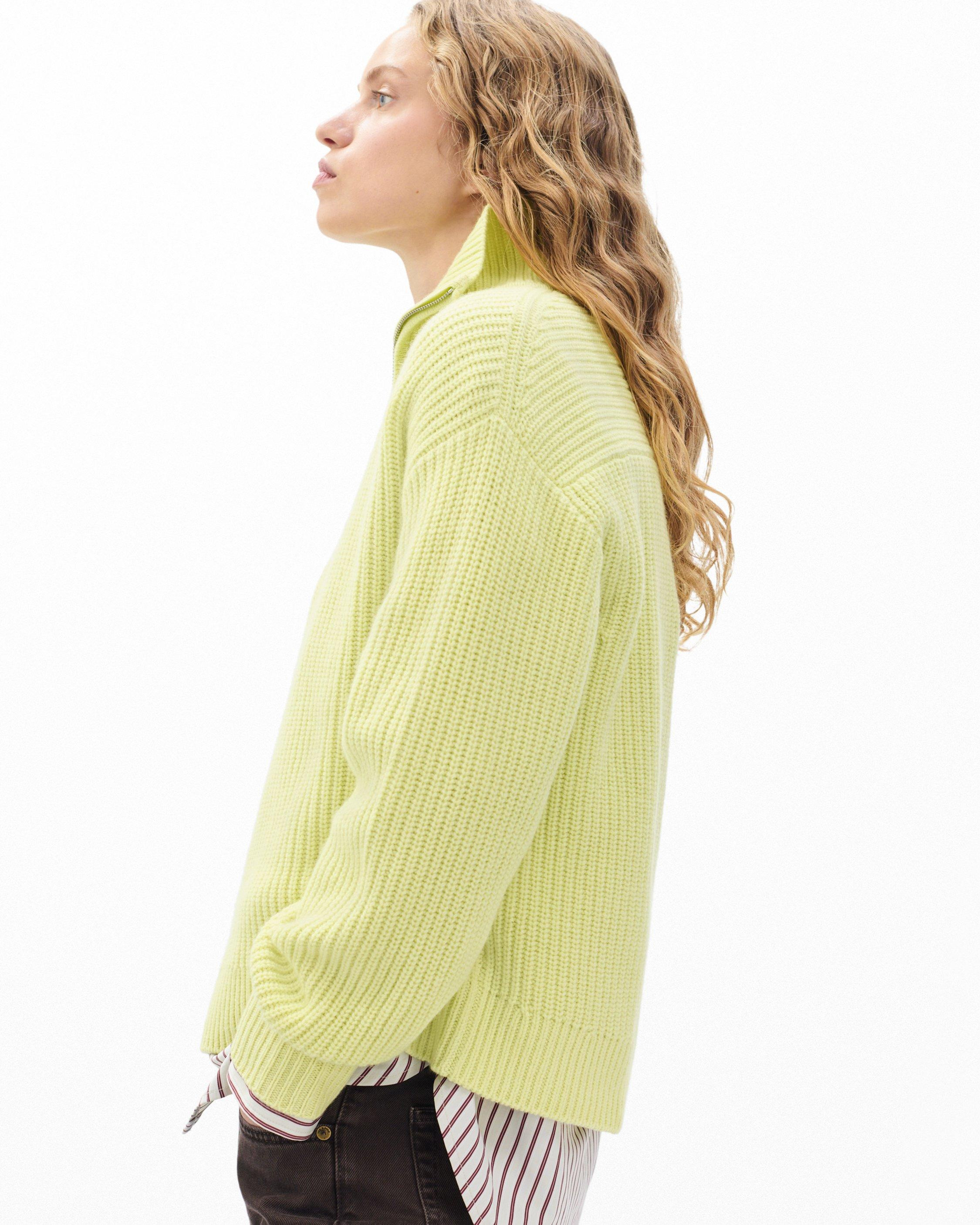 Julie Wool Half-Zip Sweater - 4