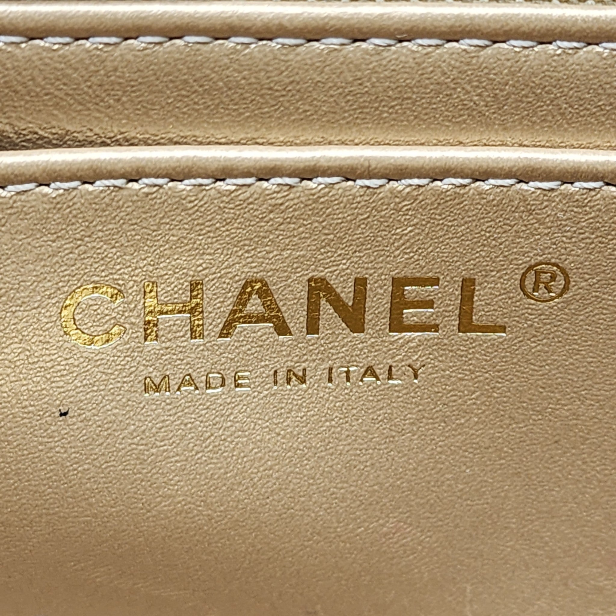 Chanel Quilted Lambskin Leather Pearl Crush Mini Flap Bag in Black - 11