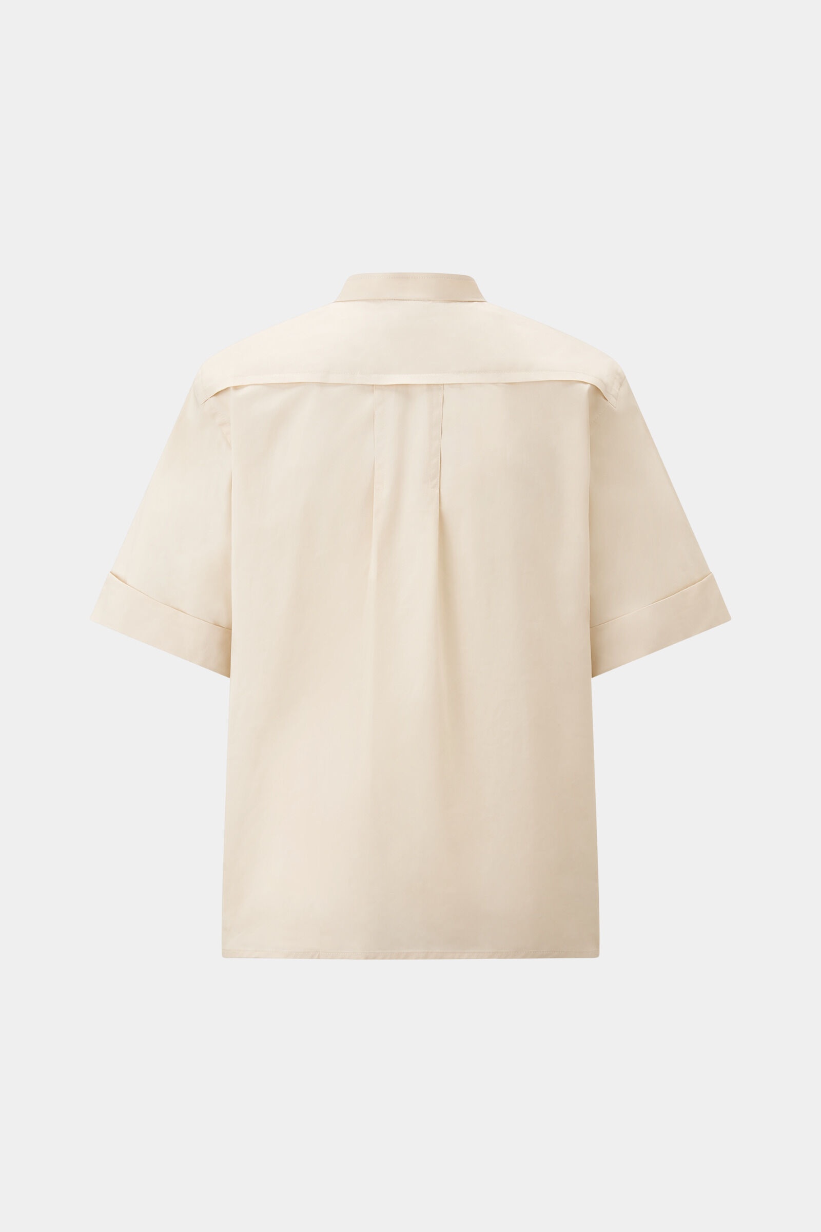 Avril Short-sleeve blouse in Sand - 6