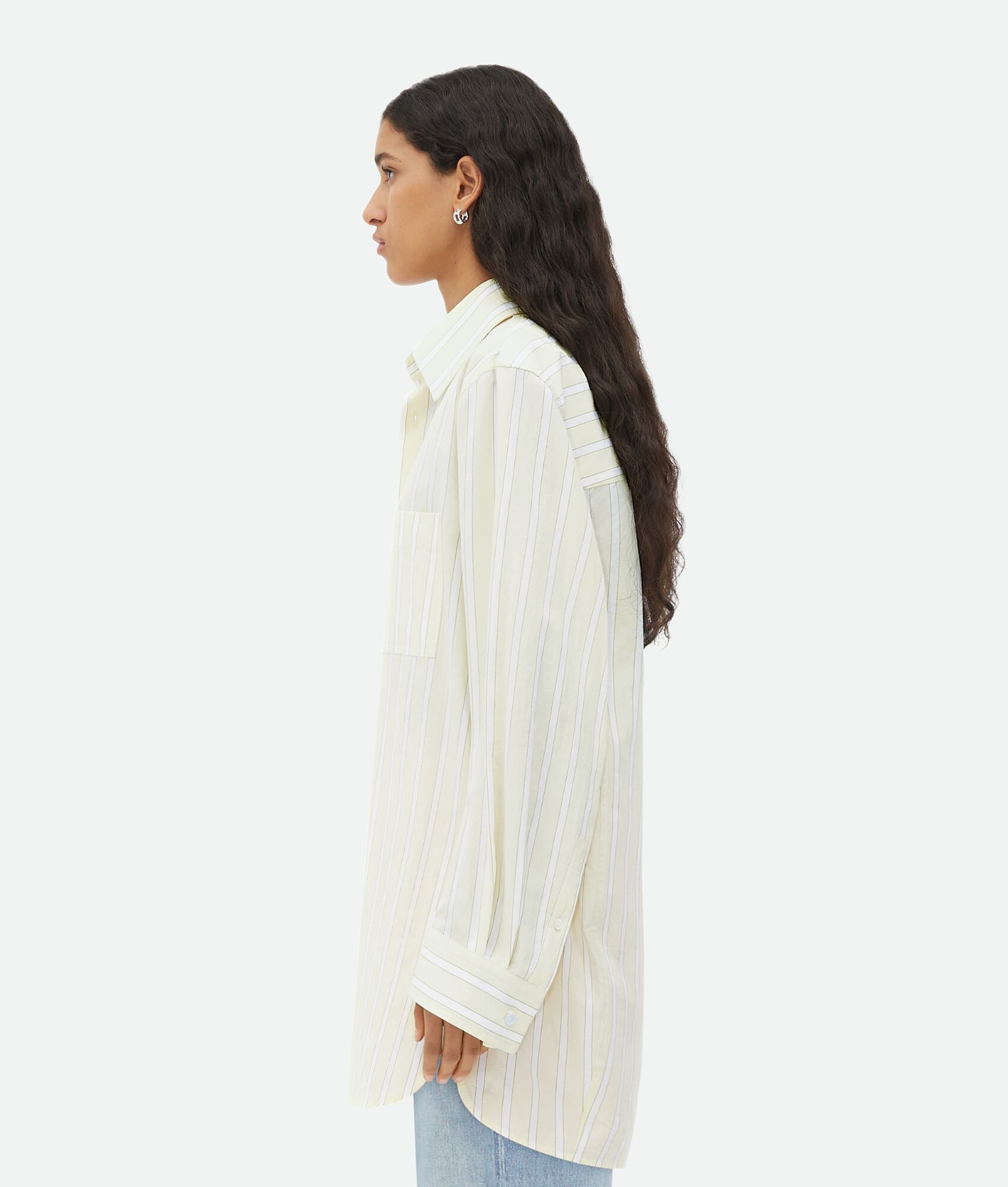 Cotton And Linen Relaxed Striped Shirt - 2