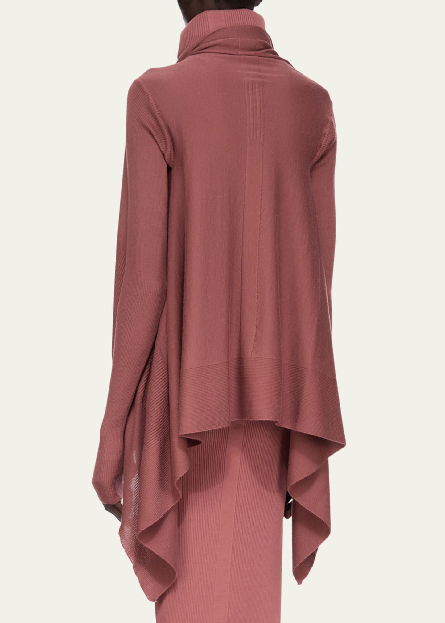 Wrap Asymmetric Cardigan - 3