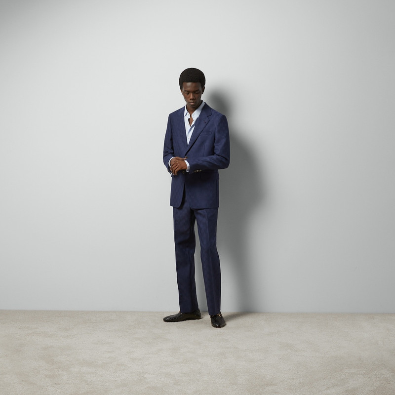 GUCCI GG wool suit outlook