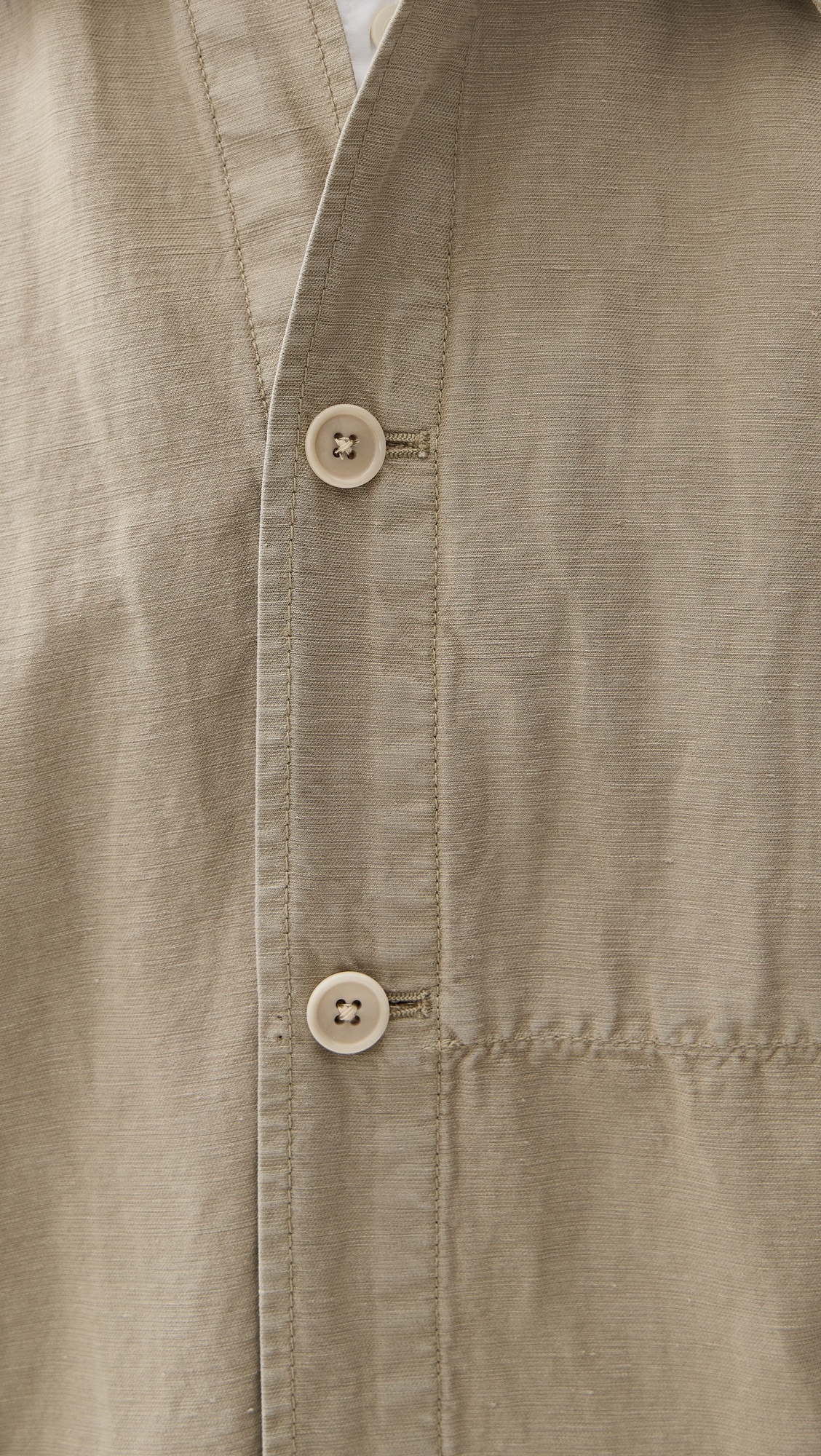 Julian Cotton Linen Overshirt - 5