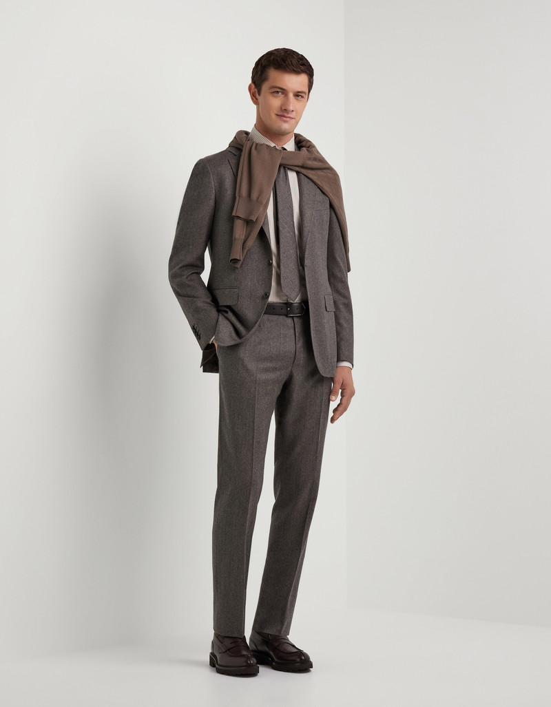 Canali TAUPE PURE IMPECCABILE WOOL MODERN FIT SUIT outlook