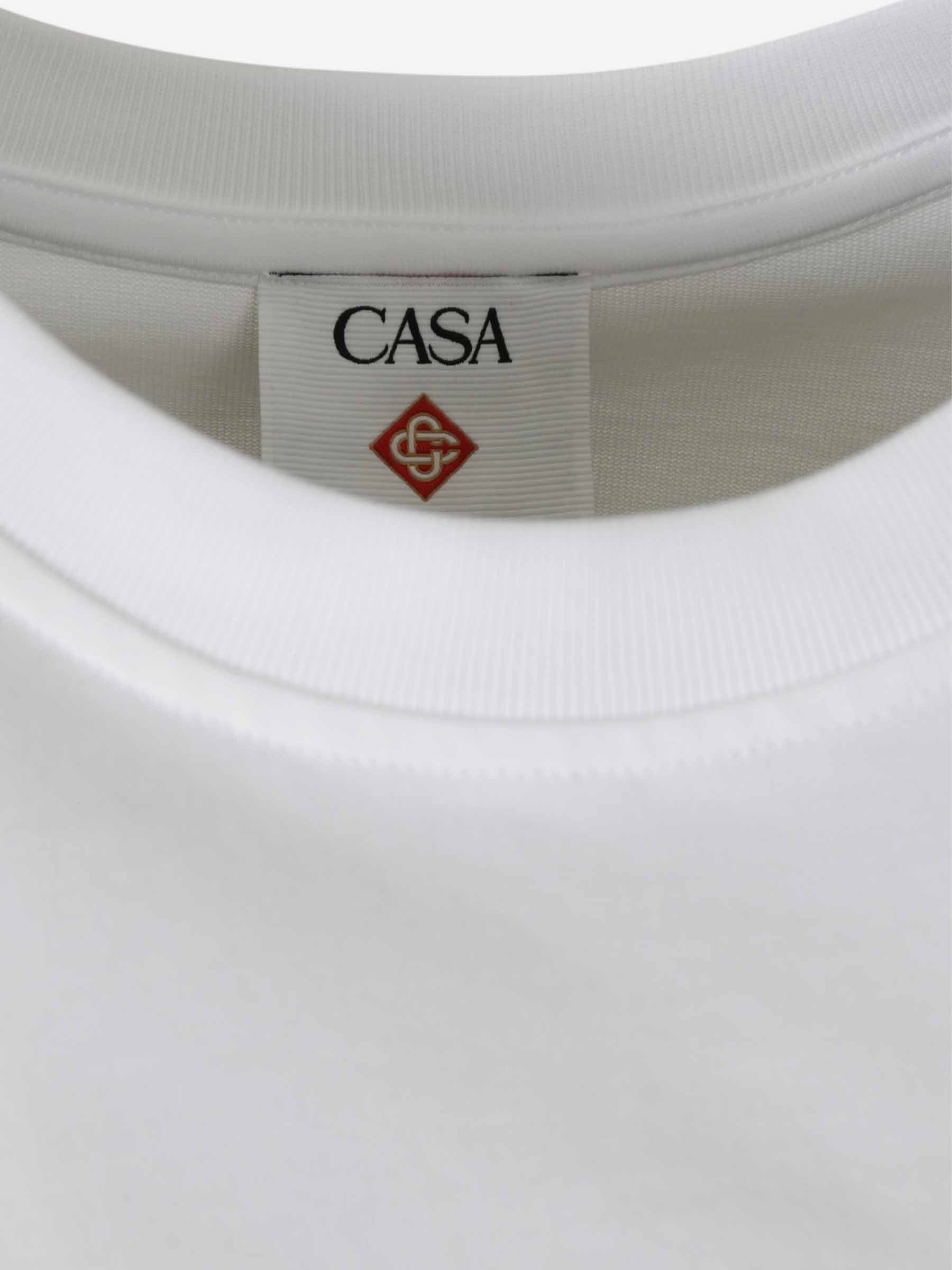 CASABLANCA MONTAIGNE SPORTIF T-SHIRT - 4