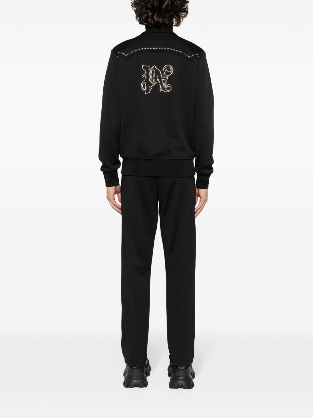 logo-embellished track jacket - 2