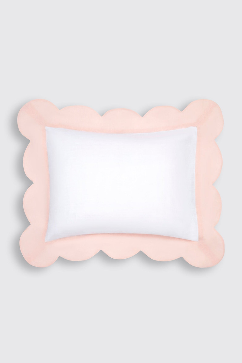 Napoli Pillow Slip in White & Dalia Linen 1