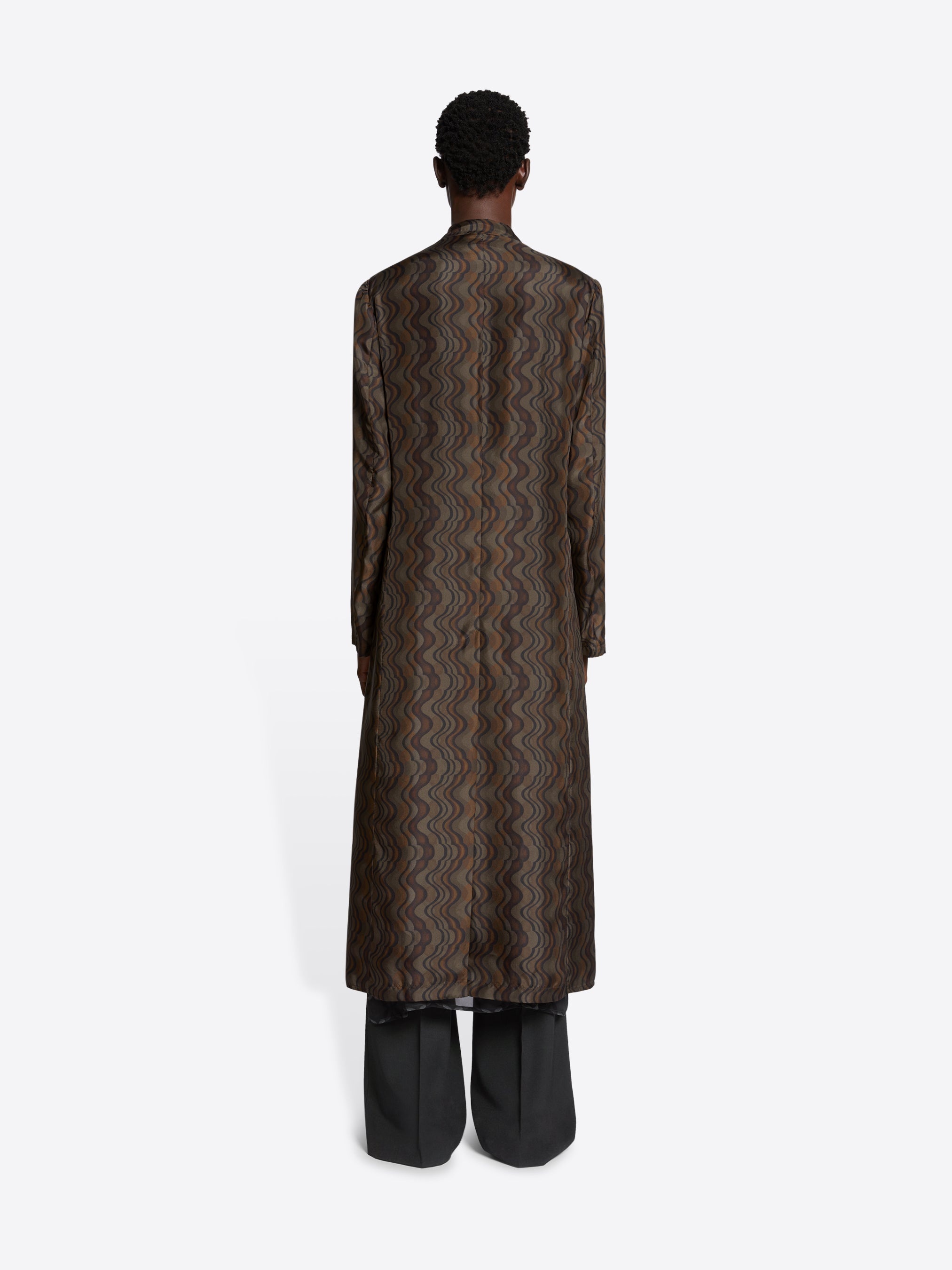 LONG SLIM FIT COAT - 4
