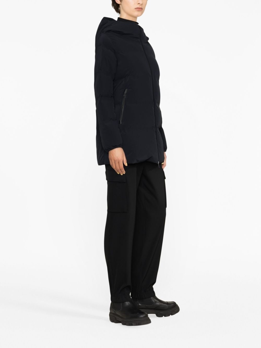 hooded puffer coat - 4