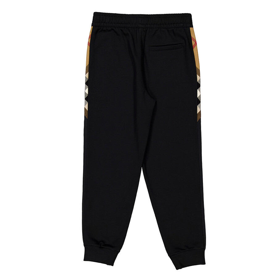 Burberry Stephan Check Trim Cotton Joggers - 7