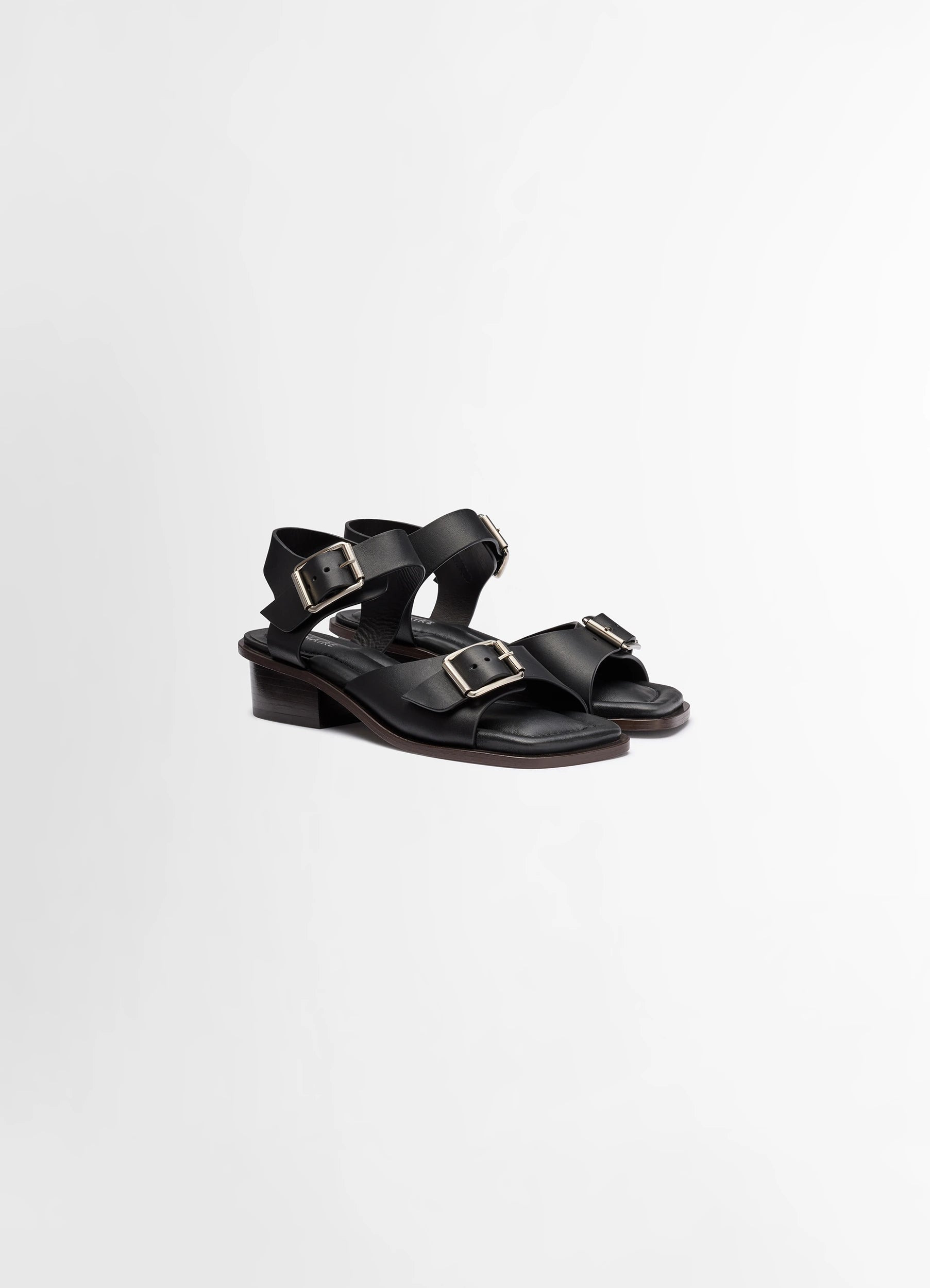 SQUARE HEELED SANDALS WITH STRAPS 35 - 3