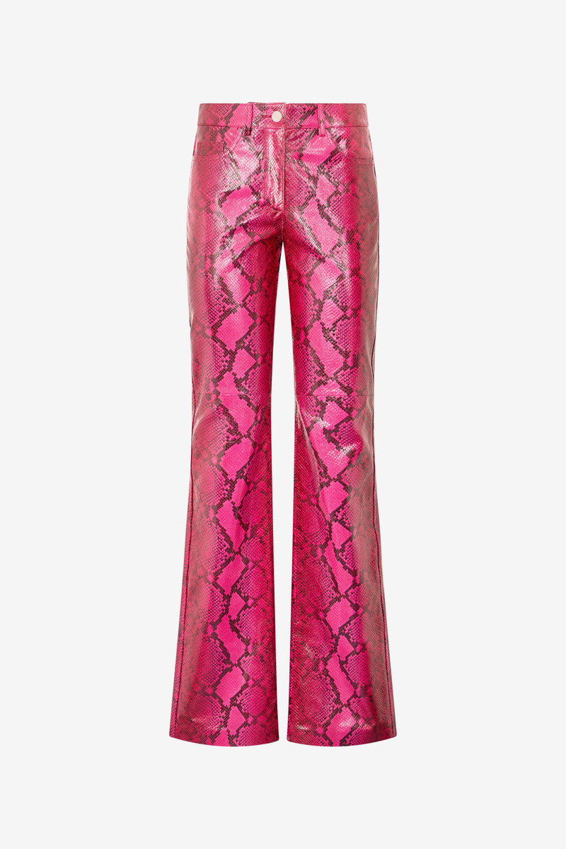 Shiny Python-Print Pants 1