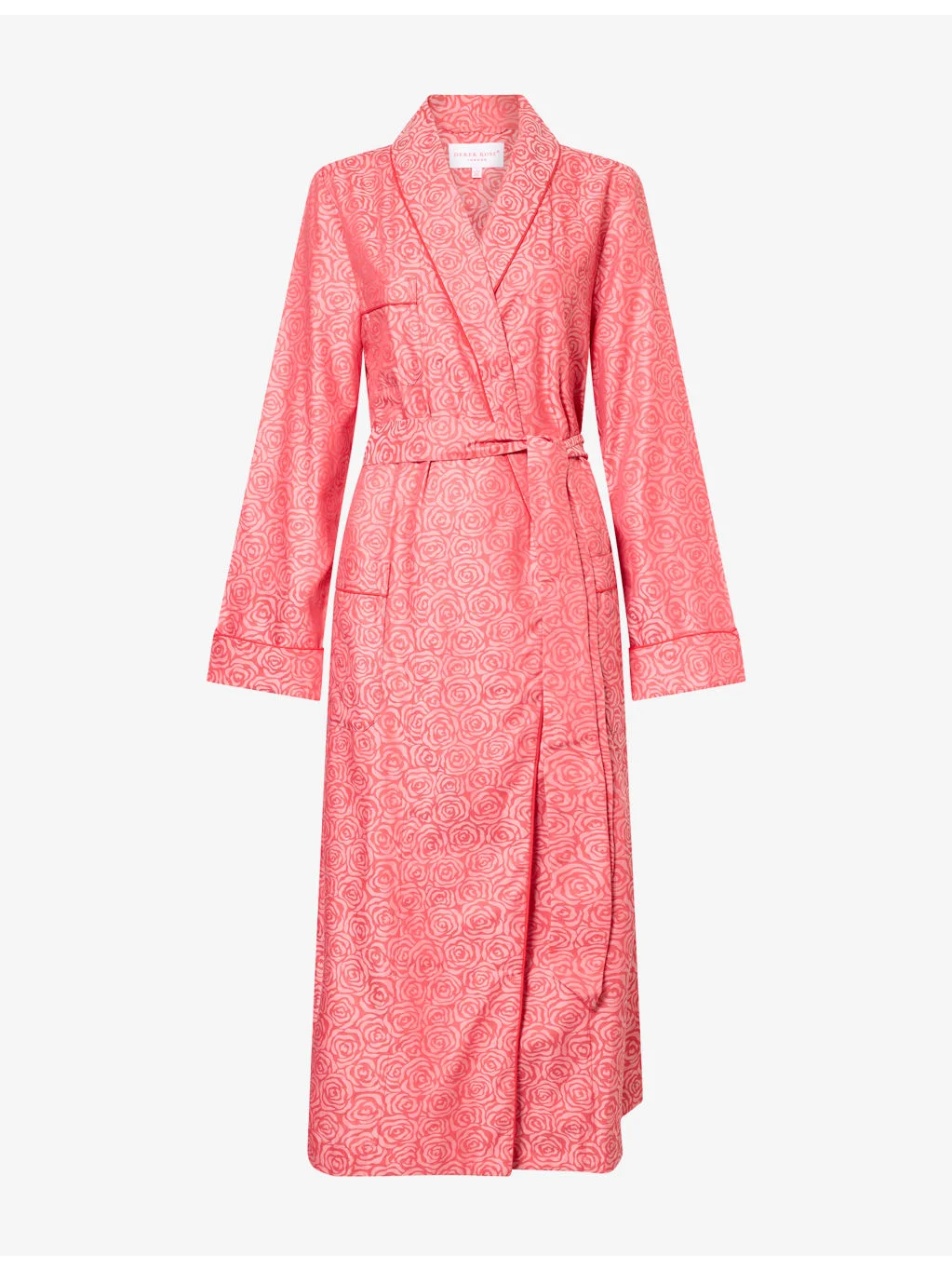 Paris Cotton Jacquard Dressing Gown - 1